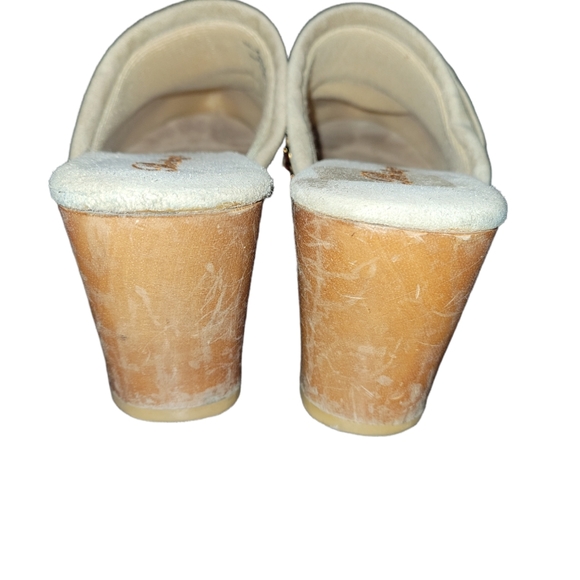 Bridget Shuster Leather Pony Hair Leopard Print Crystal Embellished Clog… - Picture 5 of 12